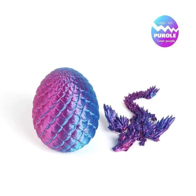 3D-gedrucktes Drachen-Ornament, Desktop-Ornament, 3D-gedruckte Tiere, Heimbüro, Basteln, gedruckte Figuren, Weihnachtsgeschenke, 22 cm