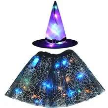 Light Up Witch Hat with Web for Halloween #4