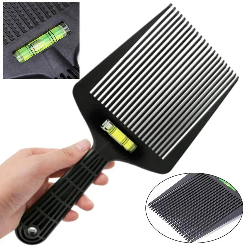 Men Flat Top Guide Comb Haircut Clipper Comb Barber Shop Hairstyle Tool Hair Cutting Tool Professional Hair Comb Styling Tools