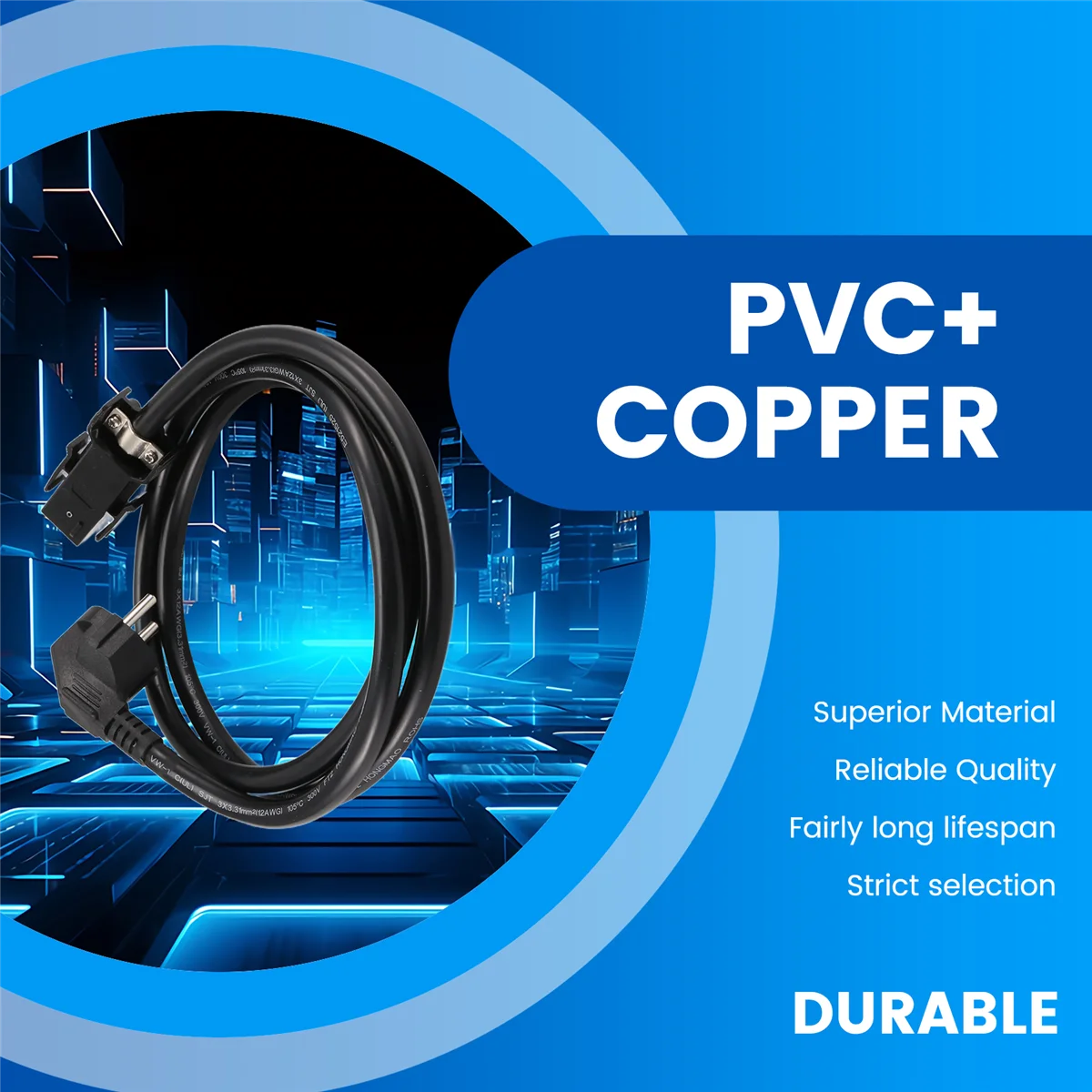 

P13 Anderson Plug Power Cord Suitable for S21, S21XP, S21pro, S19j XP, KS5, KS5pro Miner Power Cable EU Plug HYP