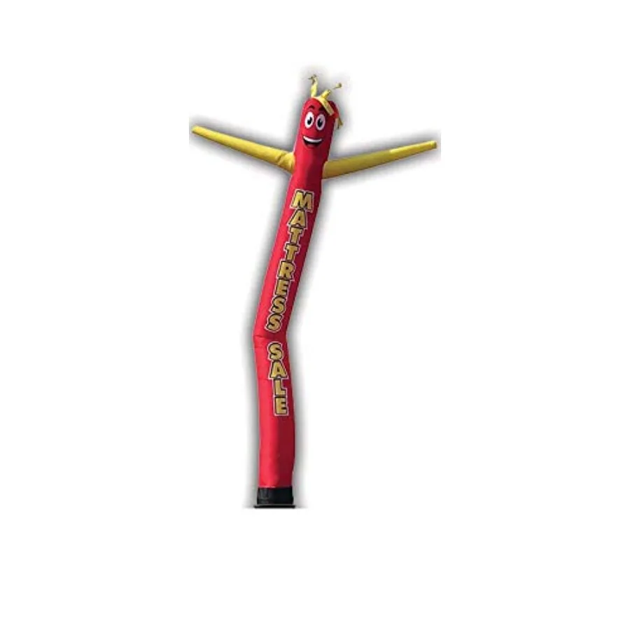 

Inflatable Tube Man Guy Puppet Dancer 18ft for outdoor advertising, PVC material, red/yellow color, high-visibility air-powered