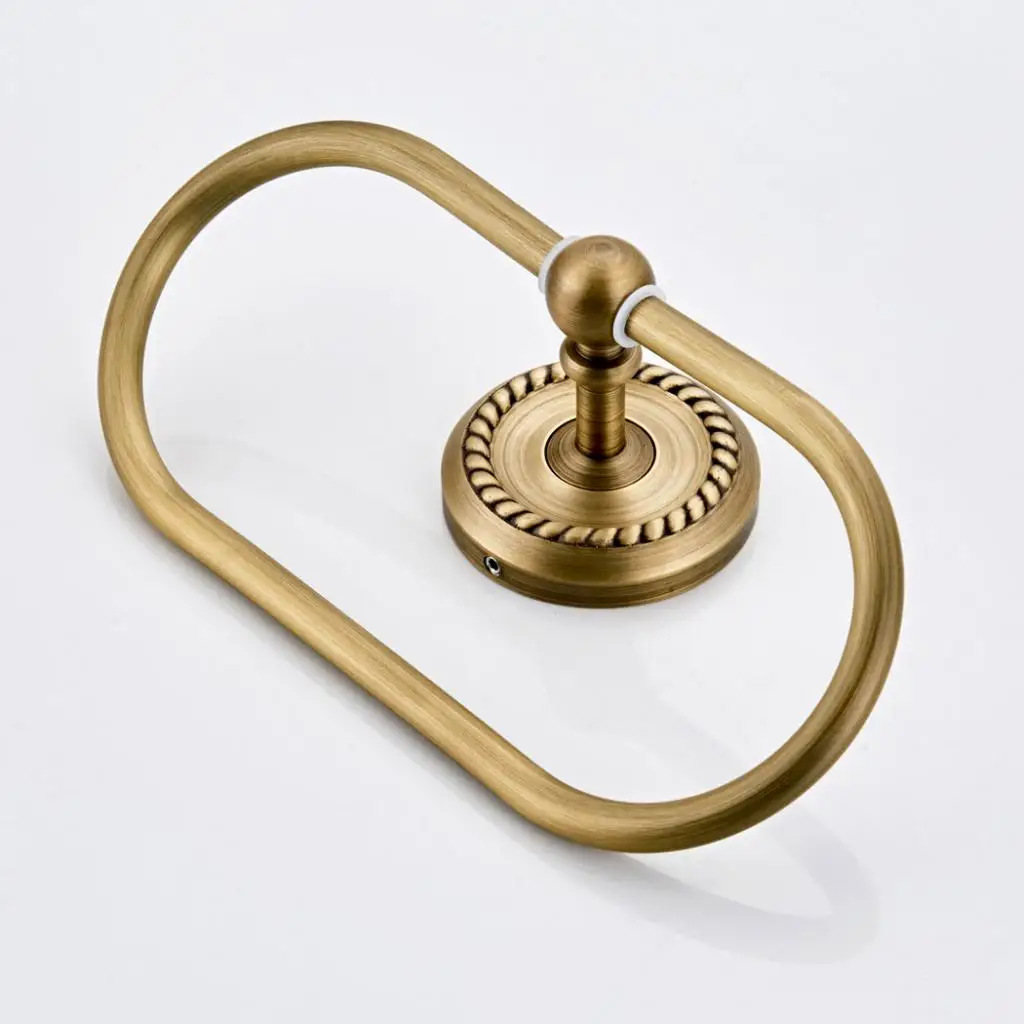 Toalheiro de bronze para banheiro, Wall Mount Ring, Toalheiro