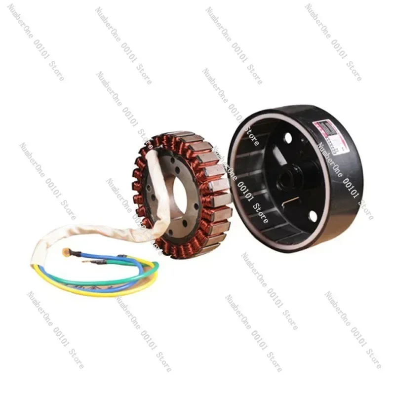 High Power Motor Stator 3000W 5000W for 48V 72V 27 Slot Copper Coil Rotor Assembly Replacement Part