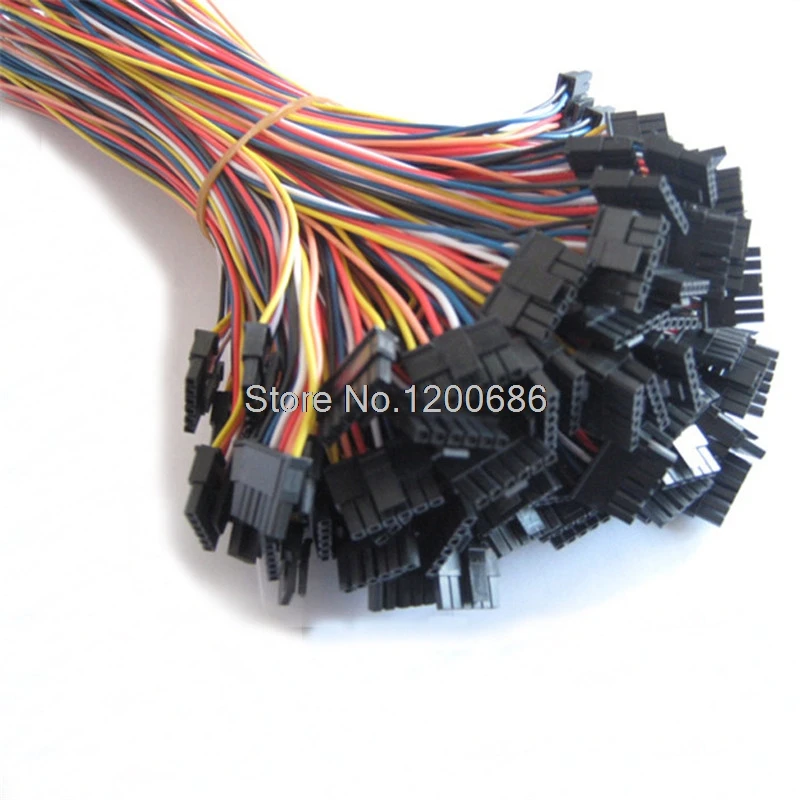 

8PIN 15CM 22AWG Molex 3.0mm 8pin 43645-0800 Male Power wire harness Micro-Fit 3.0 Receptacle Housing Single Row 8 Circuits Black