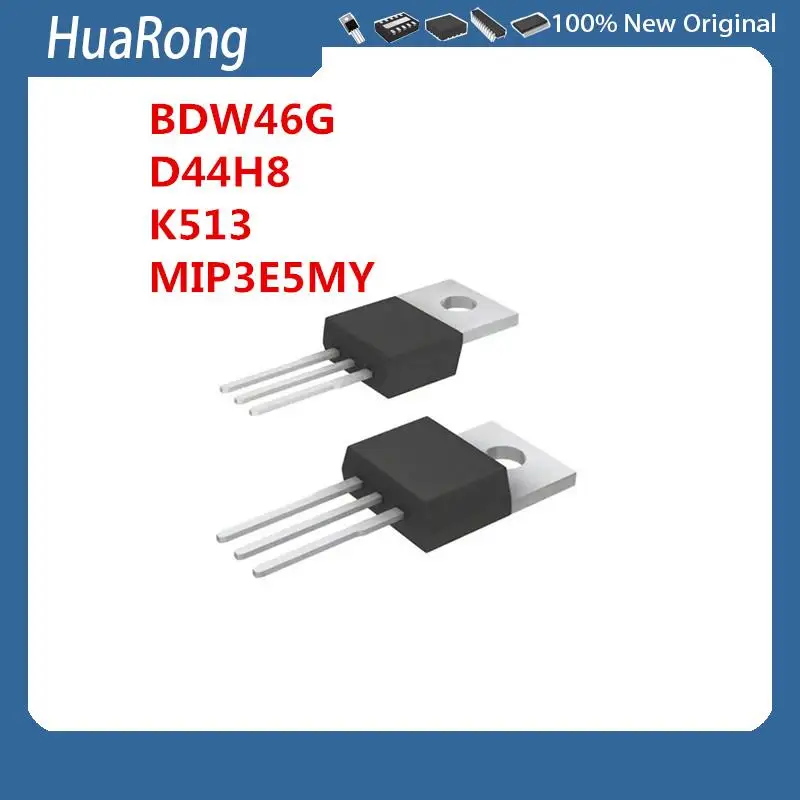 10PCS/LOT  BDW46G BDW46  15A 80V  D44H8   K513 2SK513     MIP3E5MY          TO-220