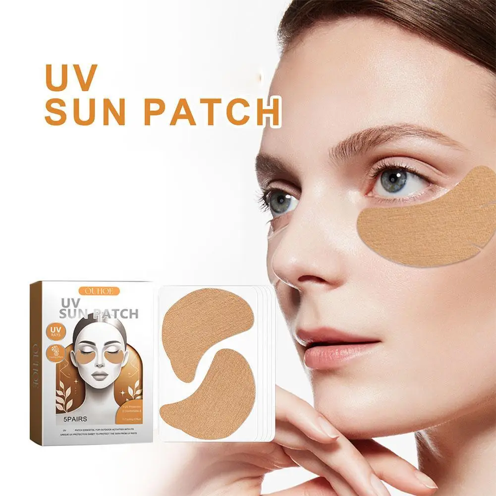 

Sunscreen Patch UV Protection Face Patch Cool Refreshing Golf Patch Face 24PCS Golf Gel Facial Patches Nose Sun Protection