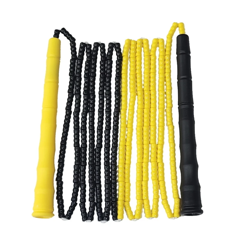 Real 3 meter  Length between handles NEVERTOOLATE beaded skipping jump rope long handle beading freestyle crossfit skip