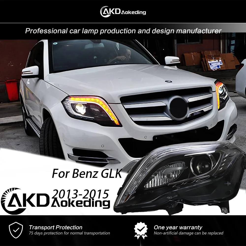 

Передние фары для автомобиля Benz GLK GLK200 2013-2015, автомобильные аксессуары