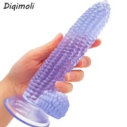 Corn Dildos Anal Plug with Suction Cup Penis Erotic Dick Butt Plug Realistic Phallus Stimulate Vagina Anus Sex Toys for Women