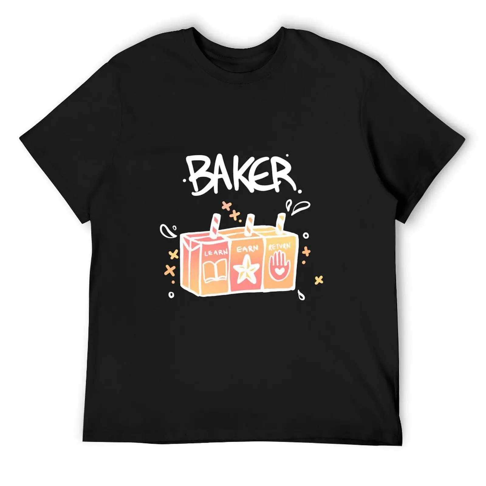 

Baker Juice Light T-Shirt blanks plus size clothes tees mens graphic t-shirts pack