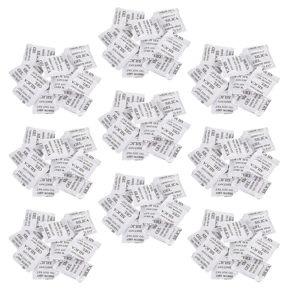 100 Pcs Silica Gel Desiccant Moisture Absorbers Bags Binders Absorbent Absorbing Packets