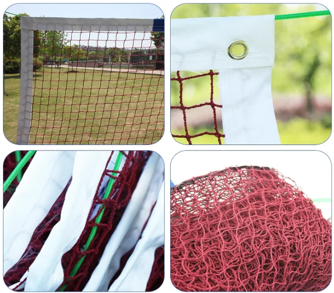 Portable and Mobile Tennis/Badminton Net for All Ages and Indoor/Outdoor Standard Courts