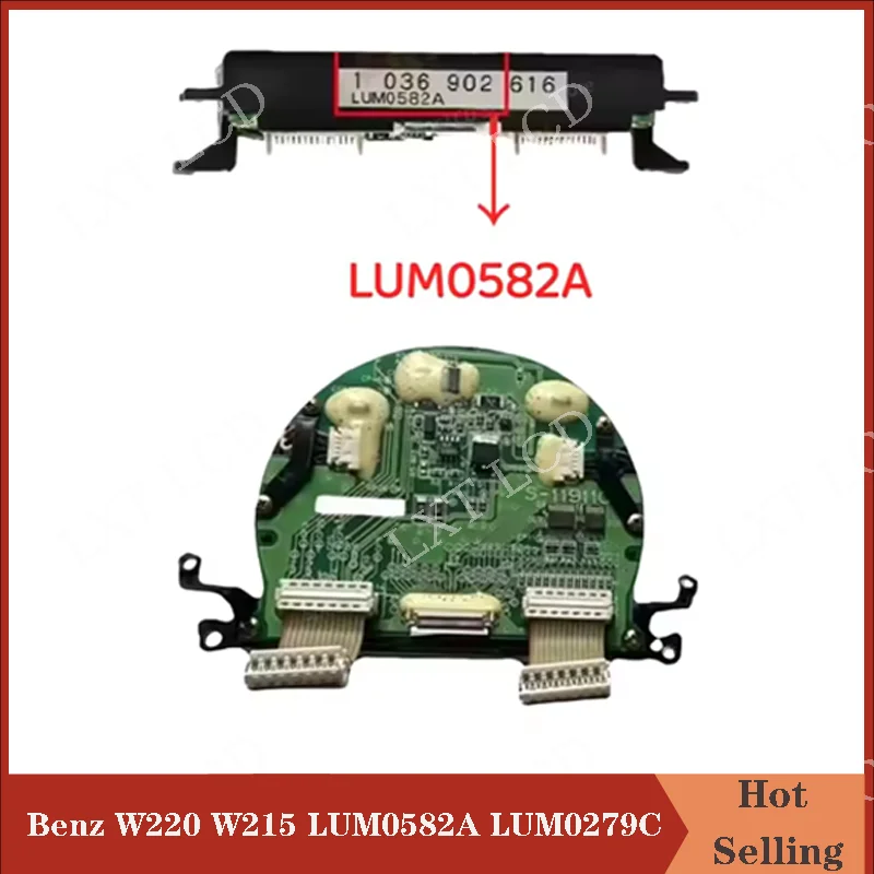 LUM0582A LUM0279C Original LCD Display Screen For Mercedes Benz S500 S55 CL500 Class W220 W215 Class Dashboard LCD