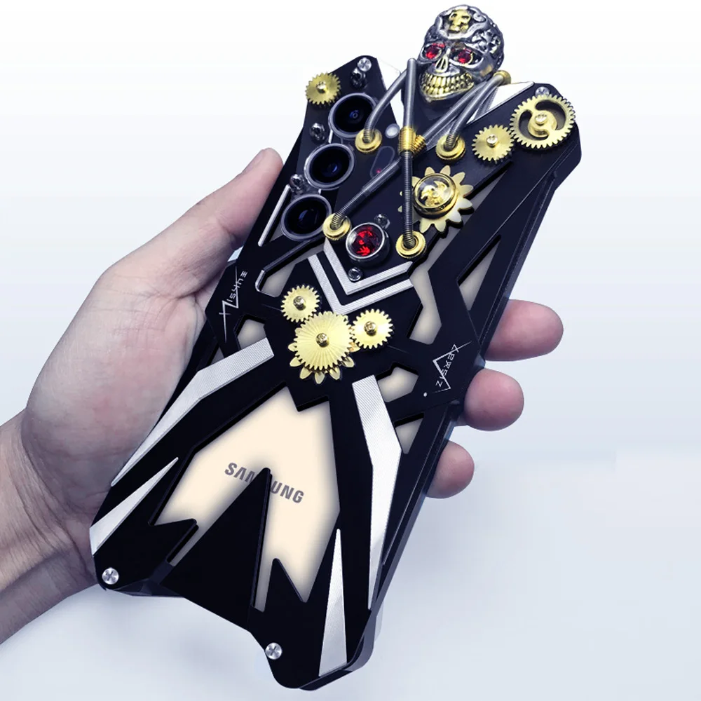 Metal Gear Skeleton Cooling Case for Samsung Galaxy S24 Ultra