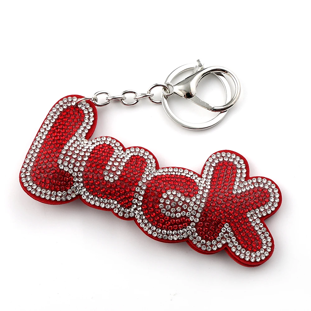 Glücksbringer-Schlüsselanhänger für Damen und Herren, voller Kristall-Strass, bringt Glück, weiblicher Taschenanhänger, Schlüsselanhänger, Schmuck, Geburtstagsgeschenke – Detail 7