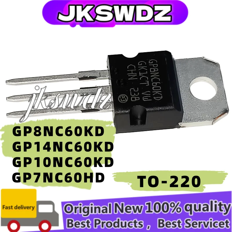 10 قطع 100% العلامة التجارية الجديدة الأصلي GP8NC60KD GP8NC60 GP10NC60KD GP10NC60 GP14NC60KD GP14NC60 GP7NC60HD GP7NC60 TO-220 الترانزستور