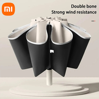 Xiaomi Inverted Travel Umbrella 20 Ribs Automatic Folding Reflective Windproof  UV Sunshade Rain Umbrellas For Women Men 2024