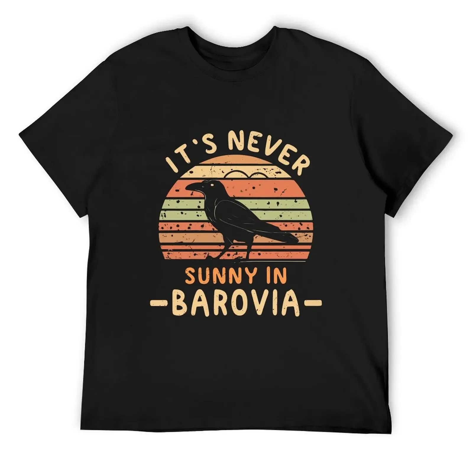 

It's Never Sunny In Barovia Gift T-Shirt graphic t shirts tops custom t shirt cheap stuff Short sleeve tee men