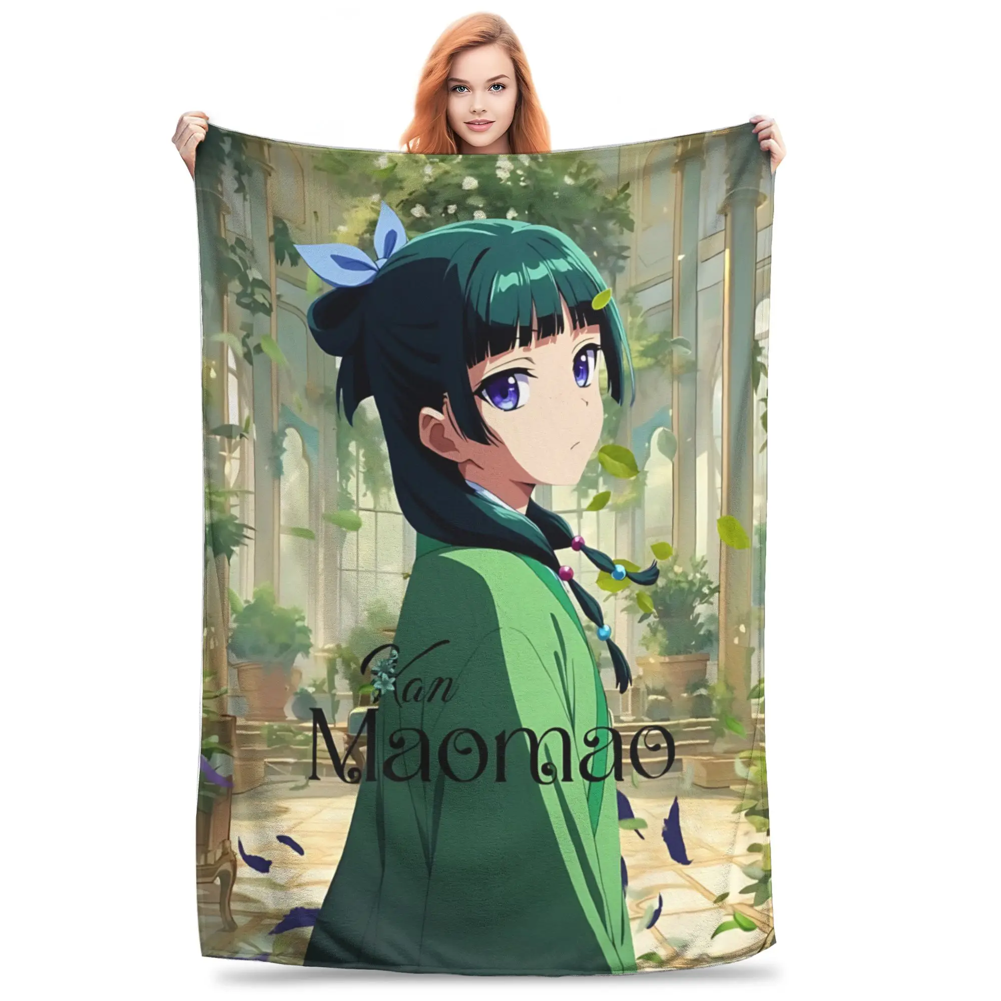 1PC The Apothecary MAOMAO  home room decorations Winter Blankets for Adults Bedding Home Interior Sofa Knee