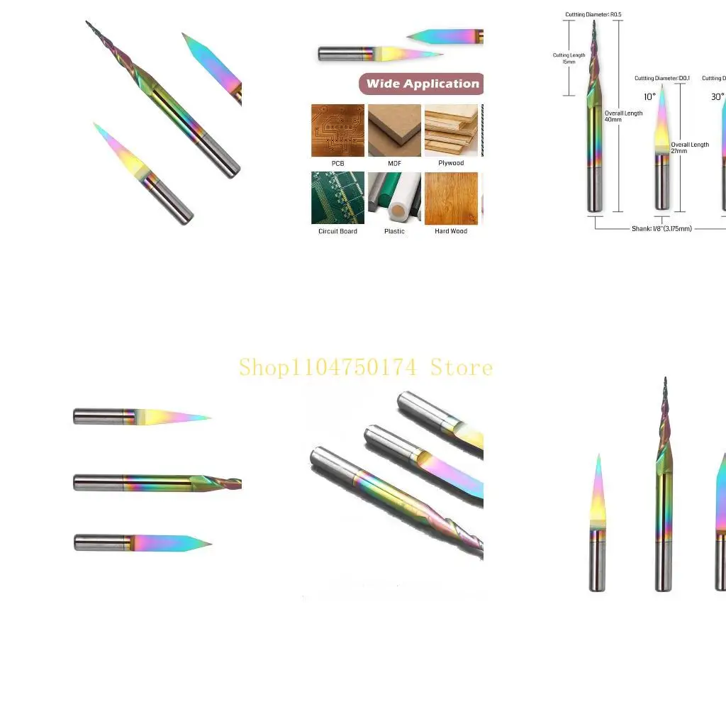 

High Performances Carving Tool Routers Bit V And Ball Nose Bit Set For Precise Engraving And Milling Tool top sale