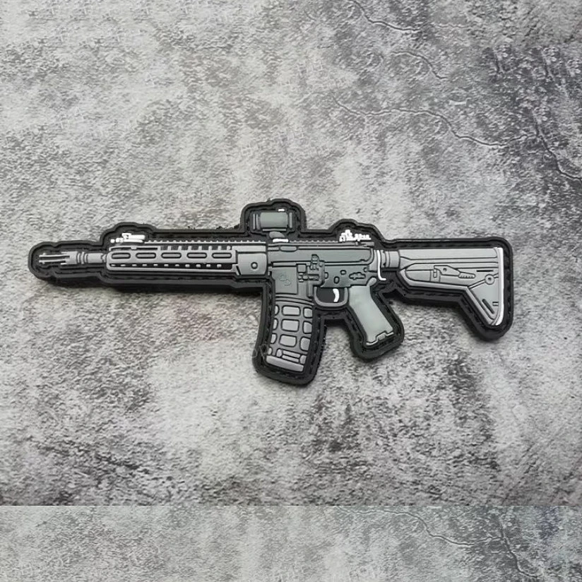 Barrett Parche PVC 3D SR25 – Insignia táctica de habilidad - imagen 2