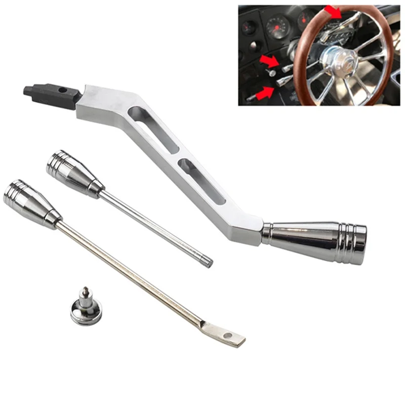 

A51K-Car Accessory Shifter Lever Turn Signal Hazard Boots Tilt Kit For Buick Cadillac Pontiac 1967-1994