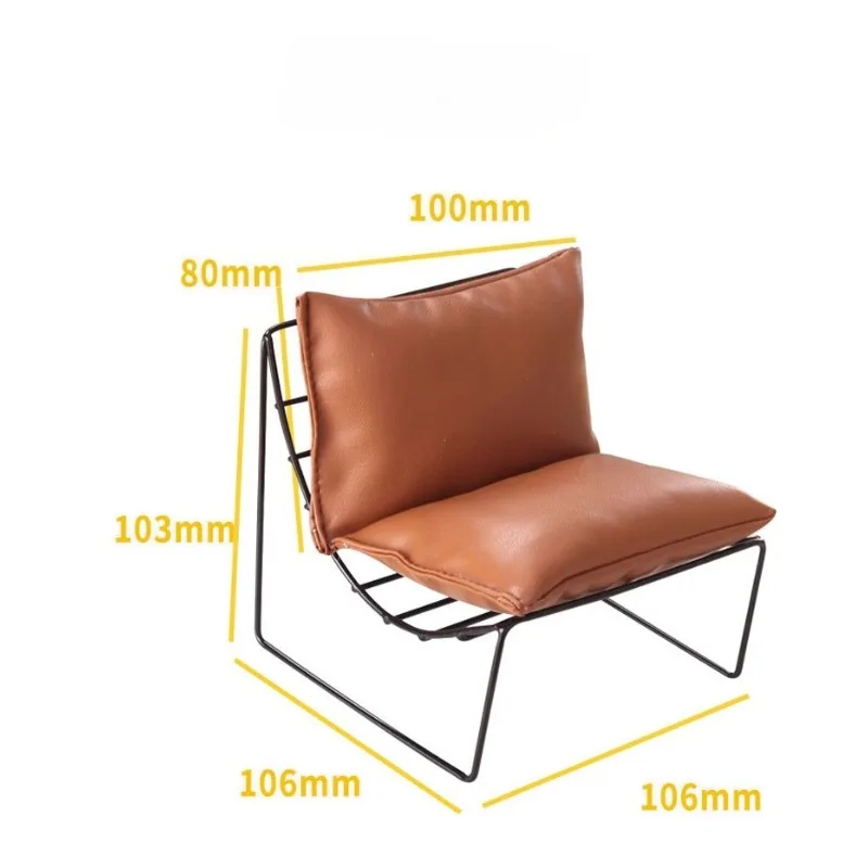 

1/6 Scale Female Hobbies Doll Decoration Pu Leather Sofa Furniture Chairs Model for 12inch Toy Figures Scene Accessories