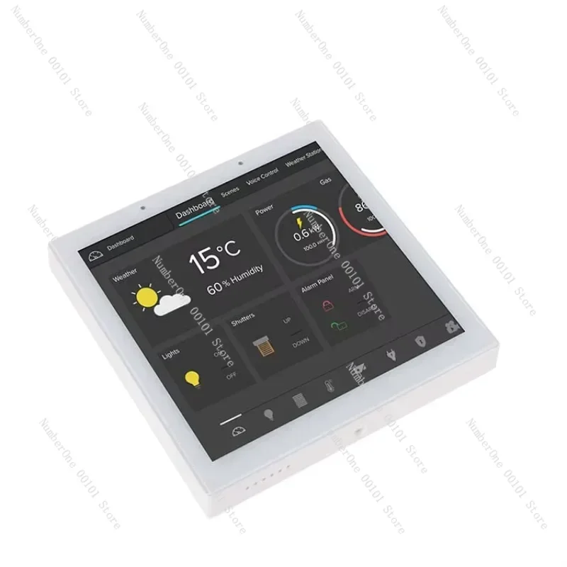 Portworld YC‑SM41P Quad‑Core 4‑Inch KNX Android Touch Tablet Smart Home Wall Control Panel
