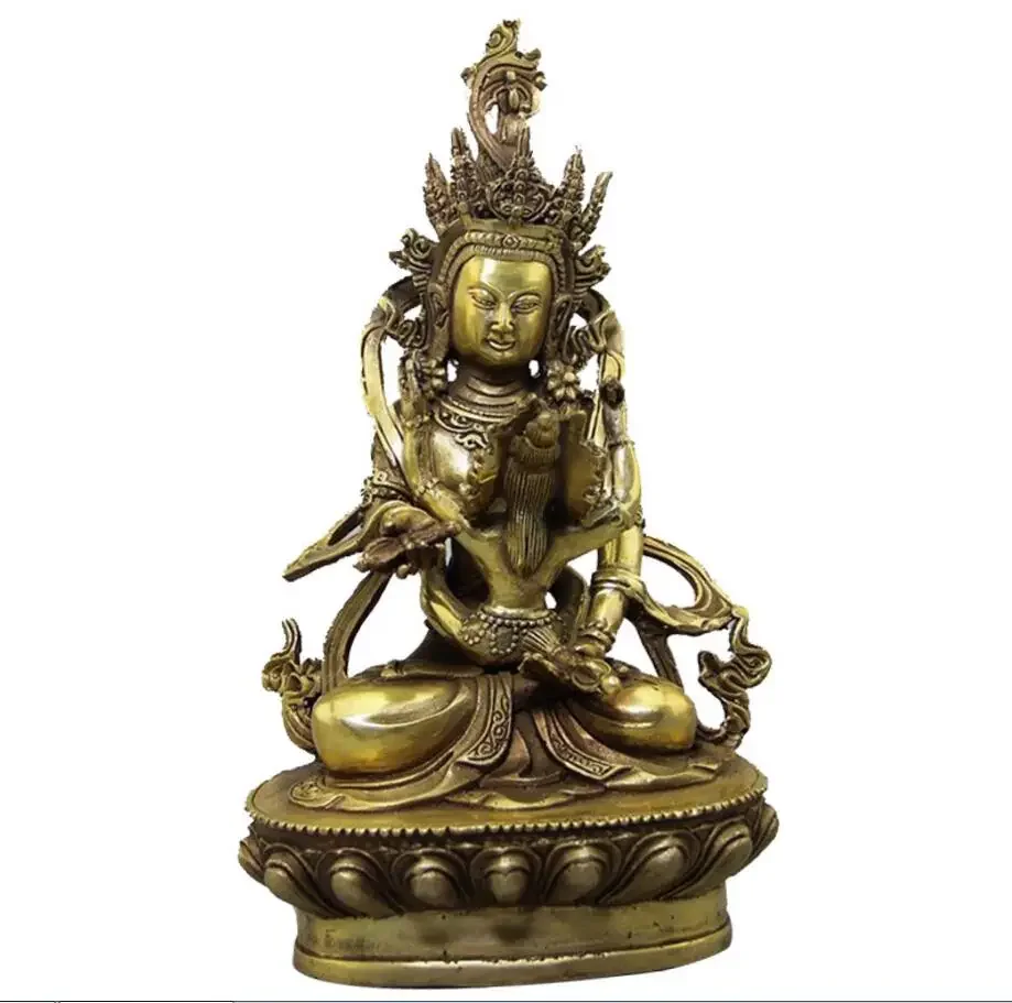 Copper Statue Antique crafts manufacturers direct sales of pure copper, wholesale collection of brass joy Buddha ornaments