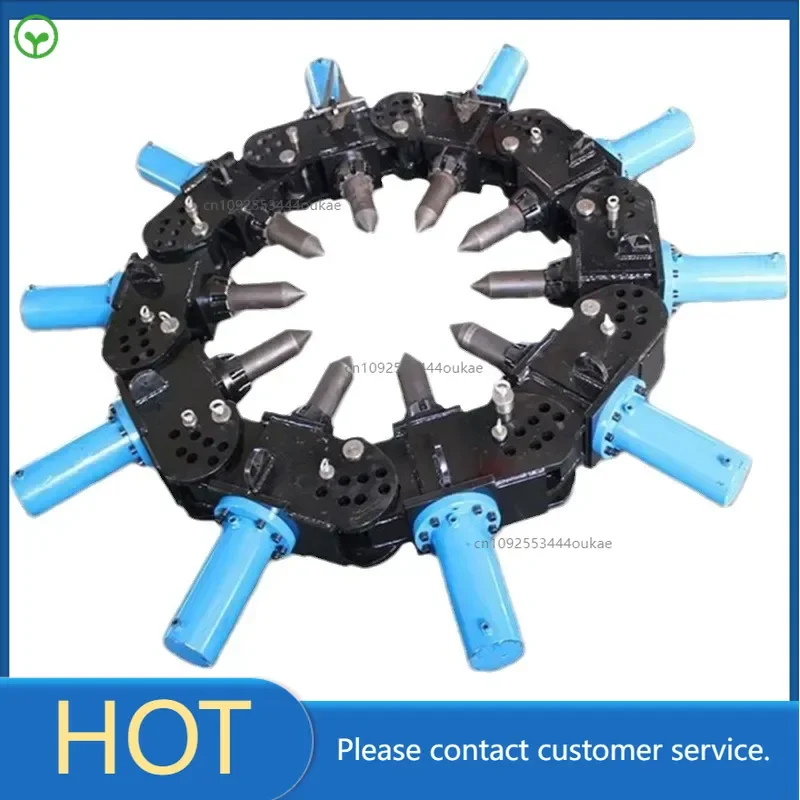 excavator modified pile head breaker, solid pile retaining steel bar remover, hydraulic pile breaker