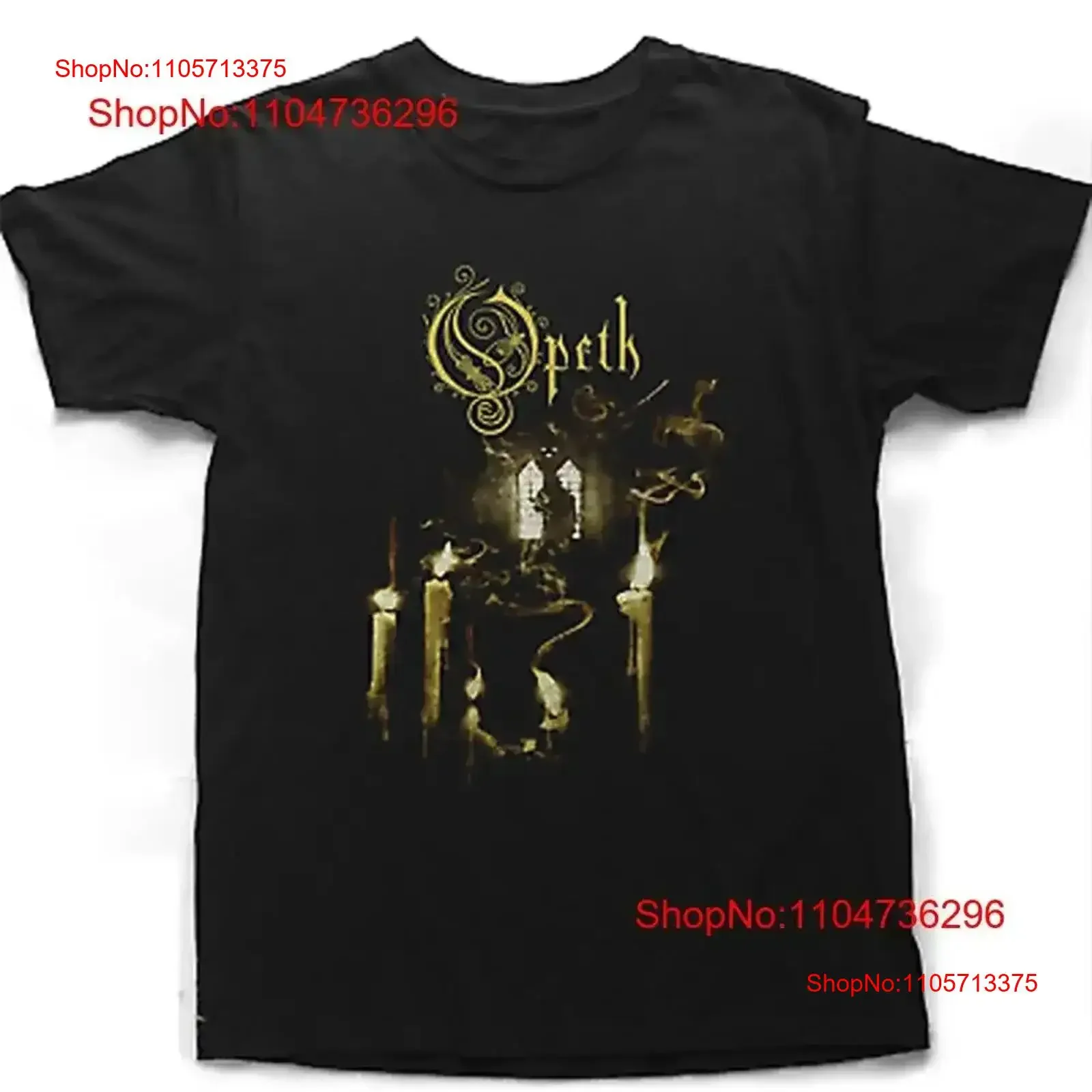 hot new Opeth band black T shirt short sleeve Men's S 5XL DO198 vintage Washed Top For Everyday Wear homme Soft vintage Washed