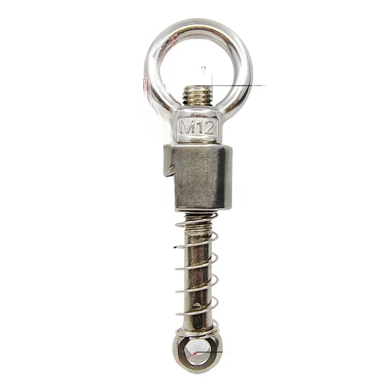 

Stainless steel manhole lifting ring quick lock bolt nut set round hook fitting sleeve lock screw buckle