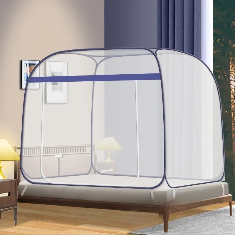 

New Product: No Installation Required, Foldable Mosquito Net for Home Use, Double Doors, Full Bottom.