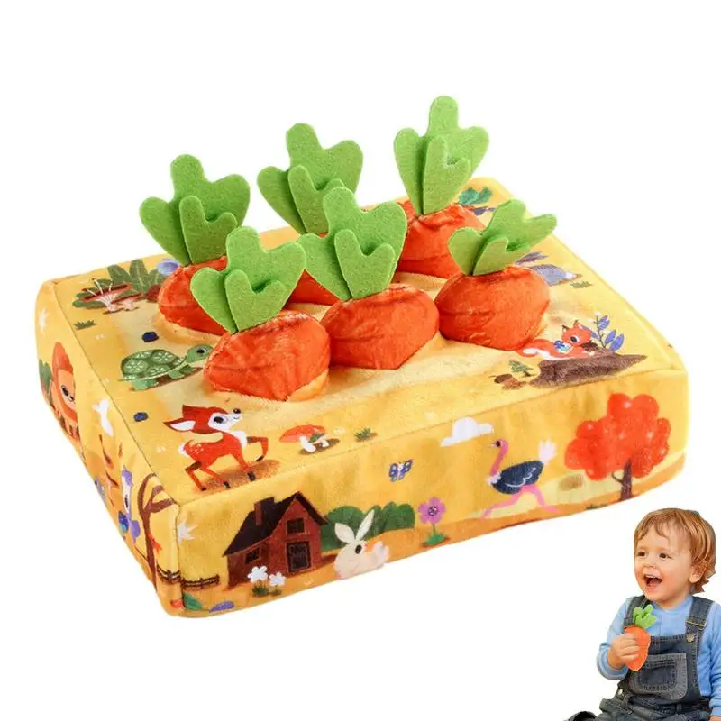 משחק קצירת גזר ילדים בצורת משחק קצירת גזר חינוכי לפיתוח צעצועי בחירת גזר משחק קצירת גזר מתנה