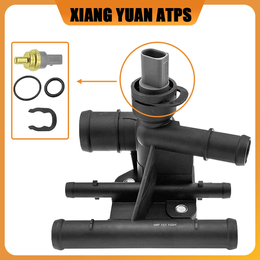 

06F121132H Engine Coolant Hose Flange 06A919501A 06F121132E 06F121132F For VW Eos Golf R Passat Jetta Audi A3 TT L4 2006-2013