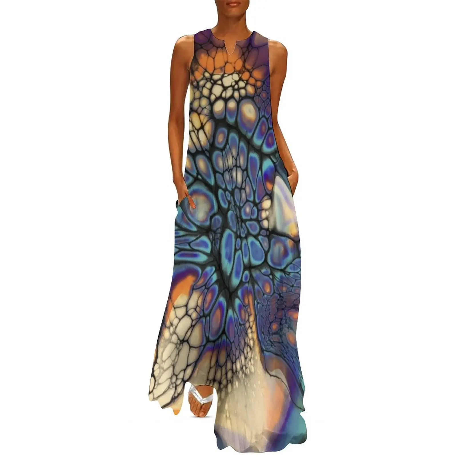 

Psychedelia Long Dress Summer skirt Long dress Long veiled dresses