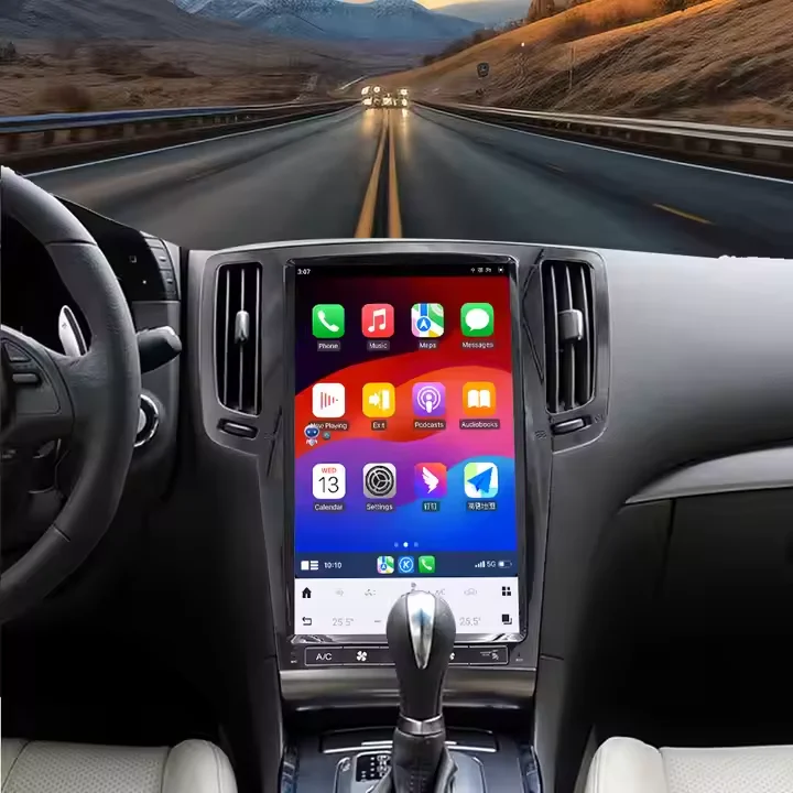 

13.6 inch For Infiniti G37 G35 G25 G37 2010 2011 2012 2013 Android 11 GPS Navigation DVD Media Player, BT Car Audio