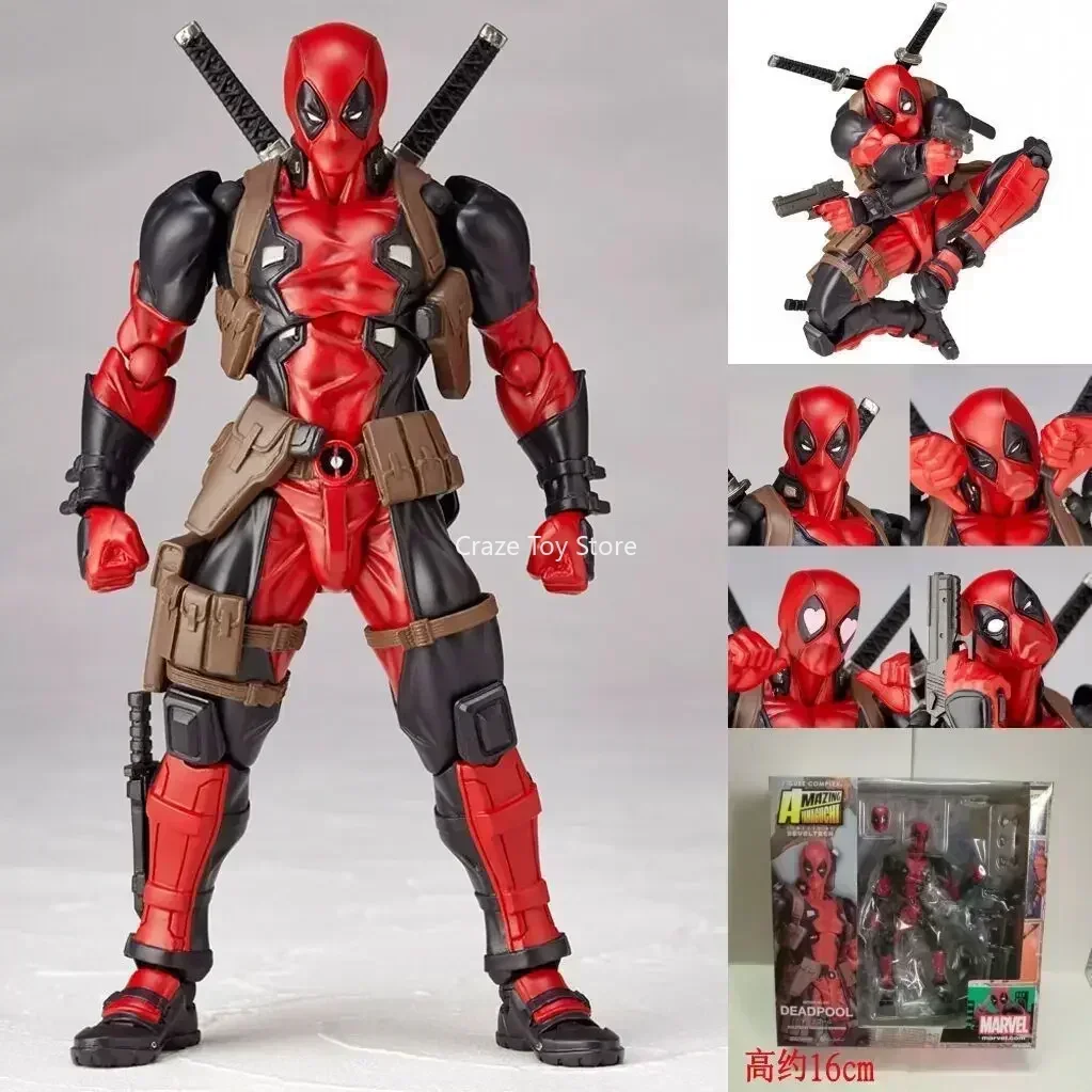 2024 Marvel Deadpool Action Figures Movie Version Spider-Man Toy Series Collections Adult Spiderman Miles Morales Action Figure