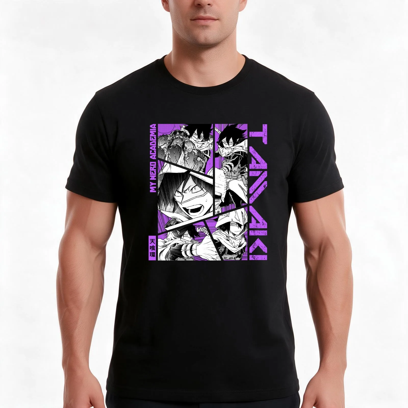 Tamaki Amajiki - BNHA Manga Panel color version T-Shirt Summer Casual Cotton Tee Oversized Streetwear Tops Unisex Men Women