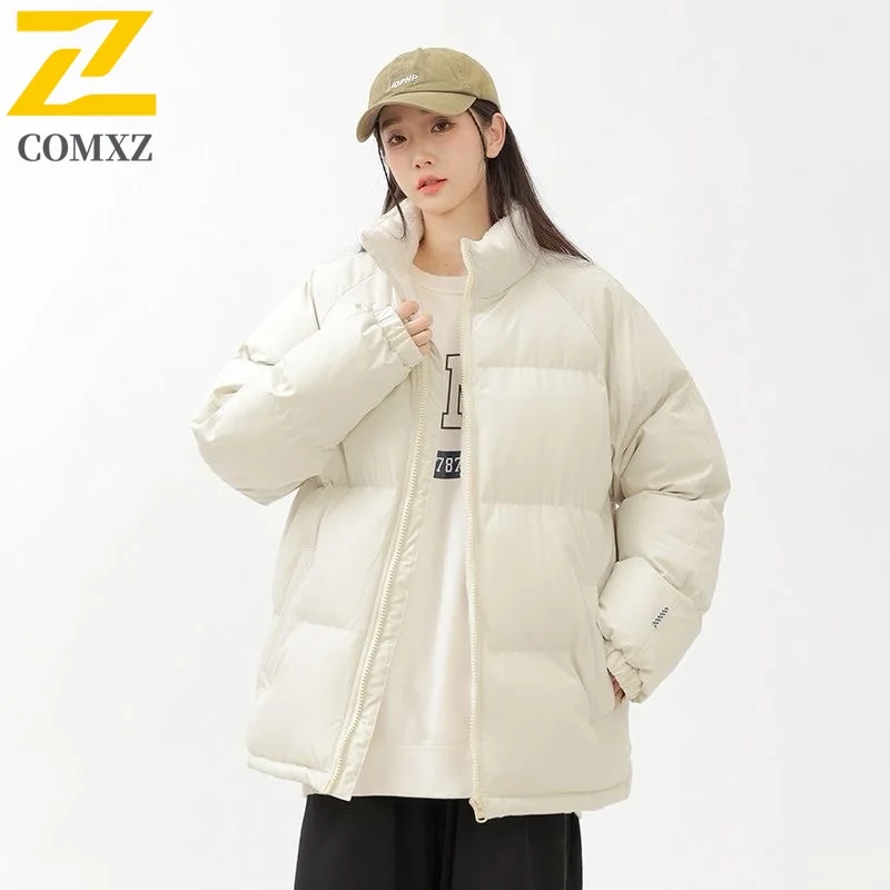 

COMXZ мужская флисовая куртка 2025 утолщенная дорожная морозостойкая стеганая куртка для кемпинга высокого качества зимняя подкладка