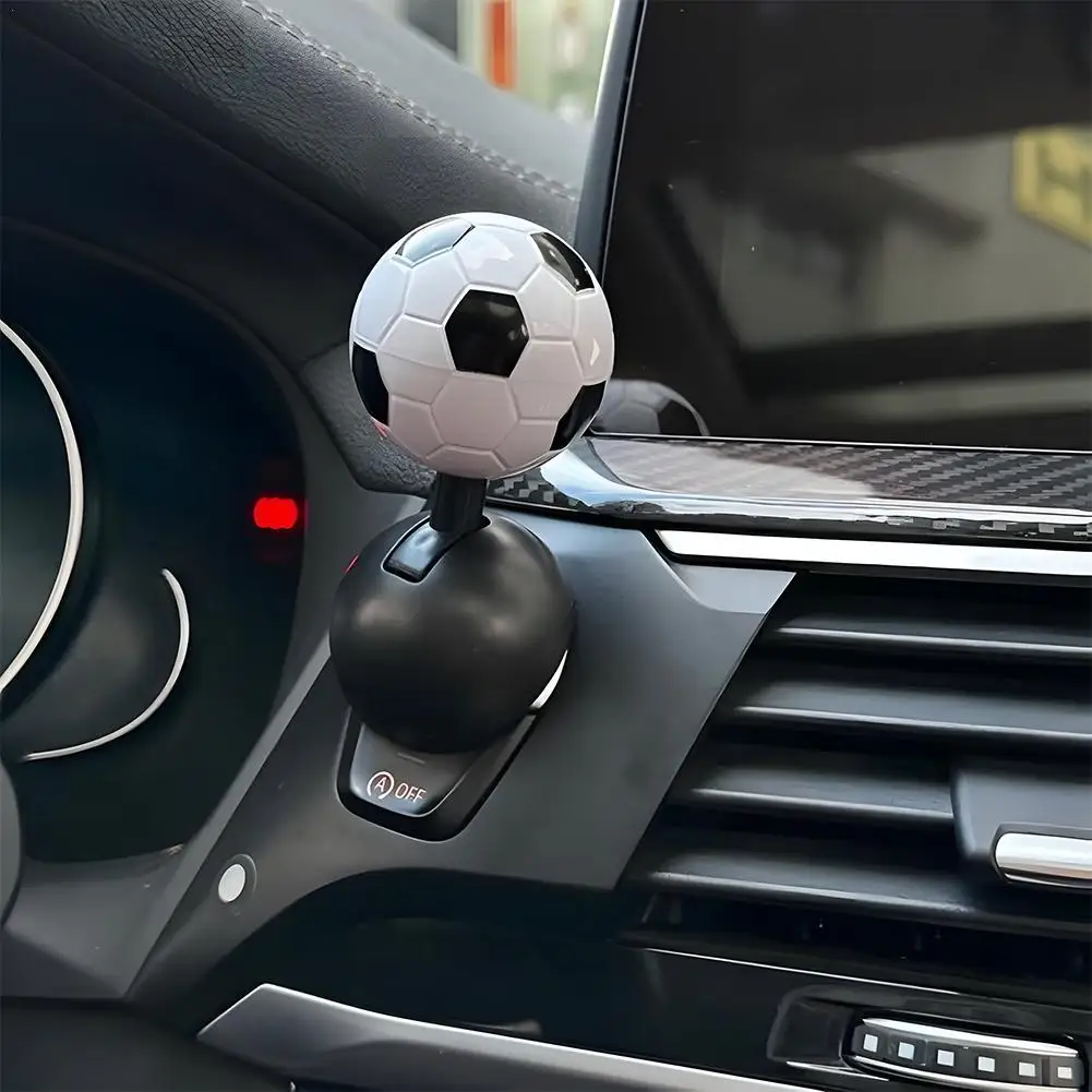 Football Shape Start Button Push Start Auto Ignition Button Cover Car One-Touch Button Rocker Car Engine Push Start Stop Lever