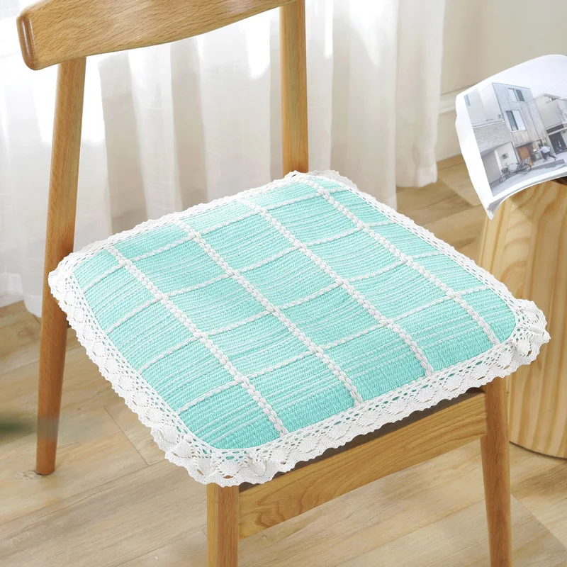 두꺼운 면화 및 린넨 패브릭 의자 학생 좌석 쿠션 자동차 좌석 쿠션 사계절 사무실 의자 의자 쿠션 통기성