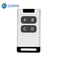 GERMA 4 Channel Cloning RF Remote Control Copy Duplicator Key Fob A Distance Learning Electric Garage Door Controller 433 MHz