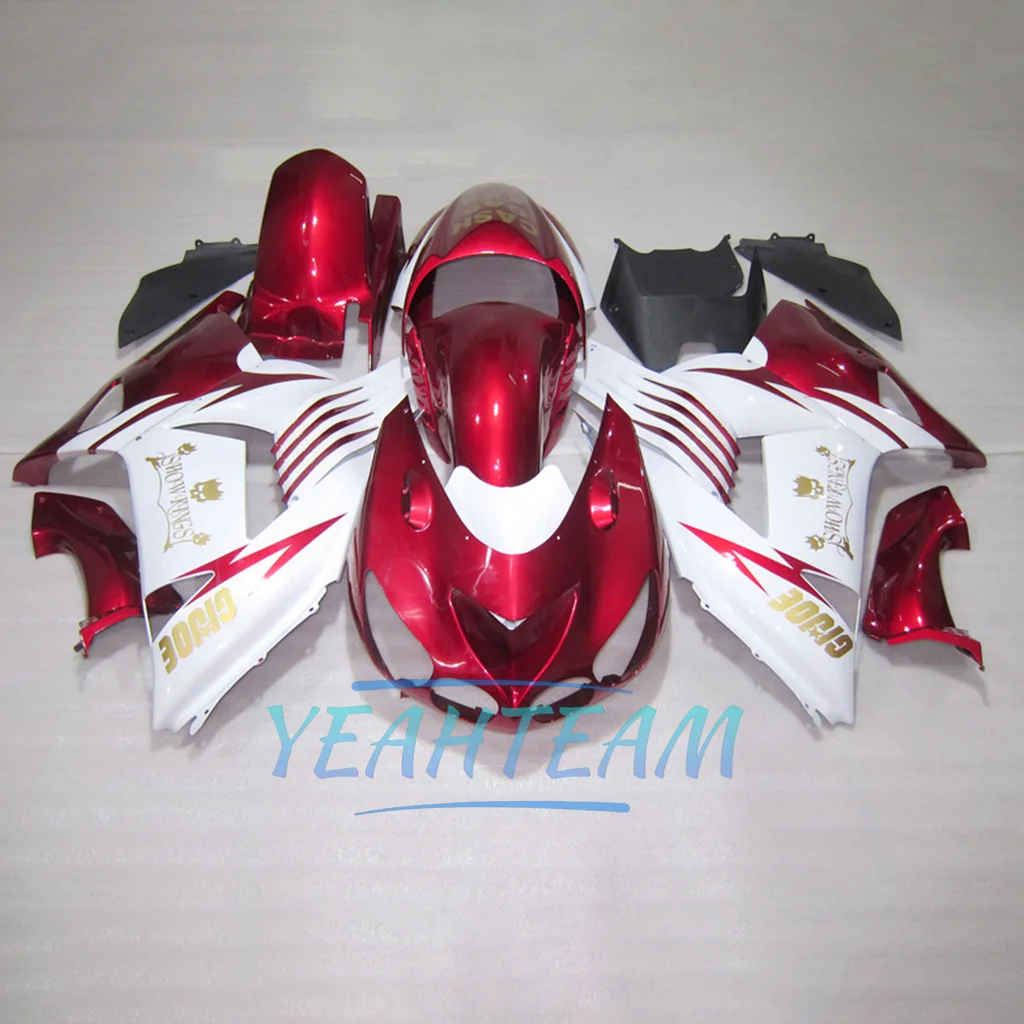 Fit for Kawasaki ZX 14R 2006-2008 2009 2010 2011 ZX14R 06 07 08 09 10 11 ZX-14R High Quality ABS Plastic Fairing Kit Customize