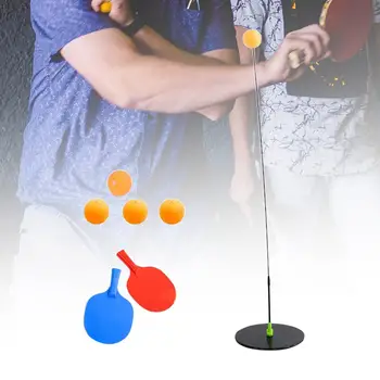 Ensemble d'entraînement de Tennis de Table pour enfants, pagaies et balles de Ping-Pong, jouet pour parents et enfants, exercice de sport, équipement de Base métallique