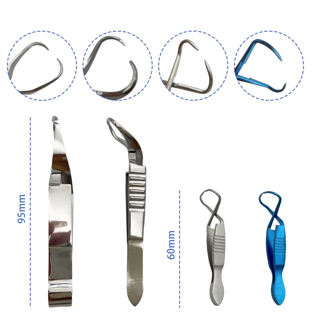 QSWTITAN Towel Clamp Forceps Towel Pliers Microscopy Cloth Towel Ophthalmic Surgical Instruments