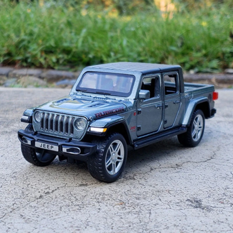 1:32 Jeeps Wrangler Gladiator Alloy Pickup Model Diecasts Metal Toy Off-road Vehicles Car Model Simulation Collection Gift