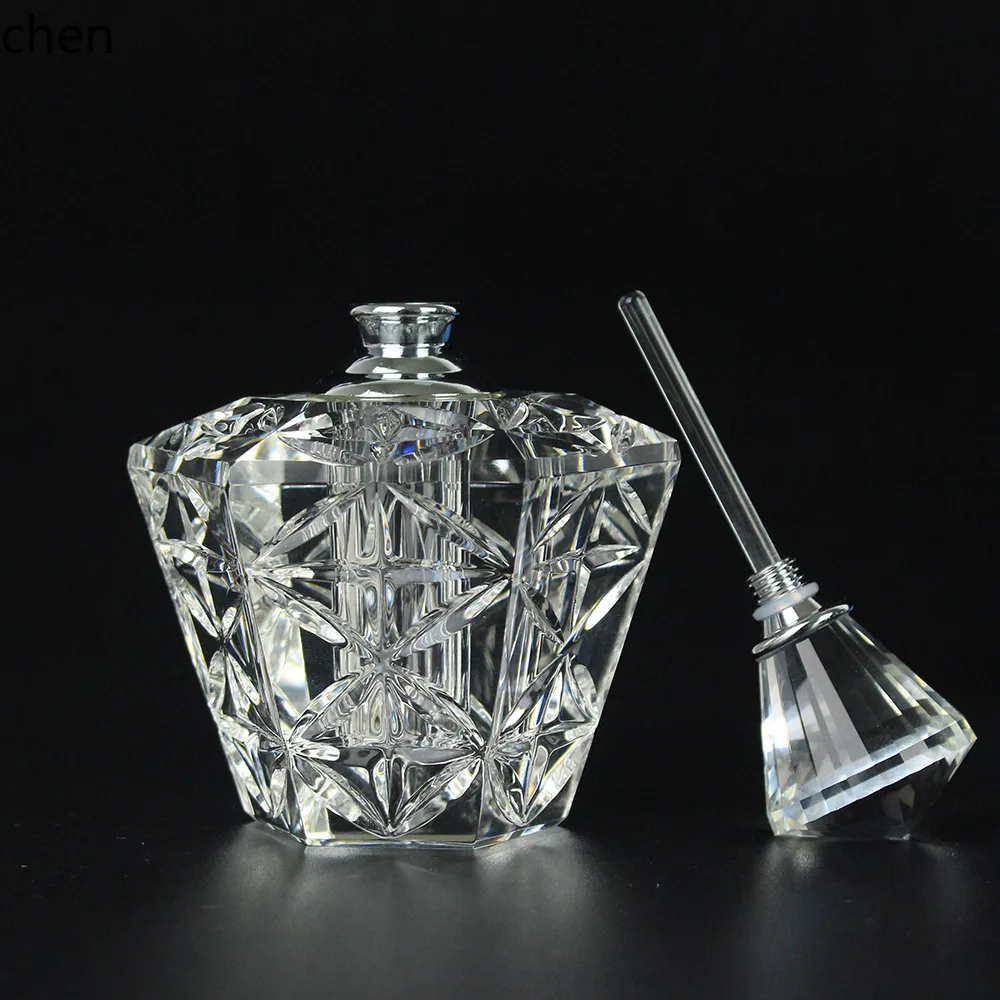 HXL Crystal Perfume Dispensing Bottle, Sealed 12ml Empty Bottle, Scent Diffuser Mixing Bottle