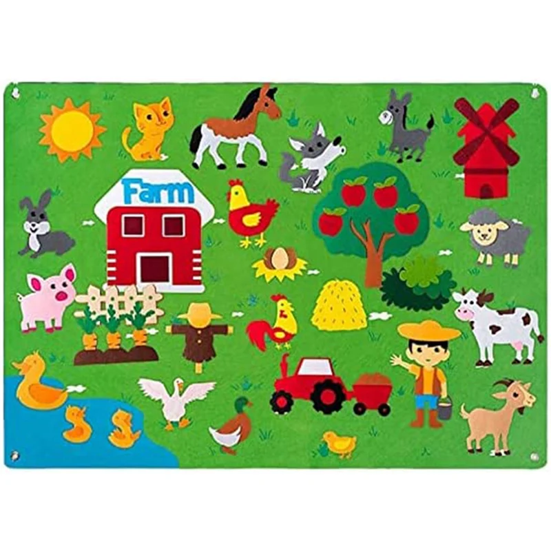 

M15KFelt Board Children's Education Science Teaching Learning Education Board Preschool Education Children's Teaching Aids