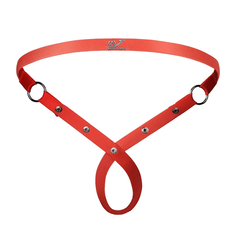 Sex Cockstraps Men Jockstrap Panties Thongs G String Adjustable Buttons Ring Penis Gay Delay Lingerie U Pouch Penis Shaper